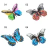 Decorações Metal Butterfly Ornament Wall Holding Garden Craft Iron Art Obra obra de estátua Escultura Decoração em casa Courtyard interior externo