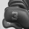 10pcsset golfijzeren headcover 3-9psa club hoofdbedekking borduurwerk nummer sport golftrainingsapparatuur accessoires 240416