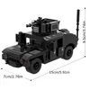 Blocs Black Hummer 2 Modèle d'assemblage Puzzle Assemblage Bloc Toue Gift Gar Blowing Car Halloween / Thanksgiving / Christmas Giftl2404