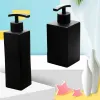 Set mat zwart vloeistof soap dispenser roestvrijstalen keuken zeep dispensers badkamer shampoo lotion fles hand ontsmetting voor kind