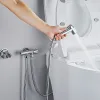 Set Stainless Steel Bathroom Self Cleaning Hand Sprayer Bidet Shower Toilet Bidet Sprayer Hand Bidet Faucet Shower Head