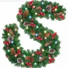 Decoratieve bloemen Kerstmisslicht string 2,7 m voor Xmas Tree Decoratie kunstmatige kranslampen