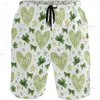 Shorts masculinos do dia de shamrock praia trombas de banho de verão esportes de banho de banheira com forro de malha e bolso