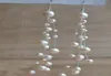 Floating Pearl Earringsillusion White Color Freshwater Pearl Dangle Earringmultistrand JewelleryWedding Bridesmaid Gift85282516018867