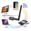 Network Adapters Usb 2.0 Wifi Adapter 2.4Ghz 5Ghz 600Mbps Antenna Dual Band 802.11B/N/G/Ac Mini Wireless Computer Card Receiver With Dhgur