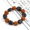 Brin 1pc perles en bois naturel Bracelet Bodhi Bodhi Strings Fiisure Toys Ladies Prayer Jewelry Yoga