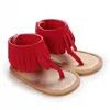 Sandalen Mode 0-18 Monate Neugeborene Multicolor-Gummi-Wanderschuhe Vorkalierer Baby Sommer Slipper Strand Casual Sandalsl240429