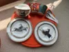 Designer Table Stote Set Serie Steed Bone China Bowls cucchiai tazze di tazze da dieci pezzi set tavolo domestico utilizzando