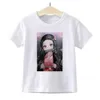 티셔츠 kimetsu no yaiba tshirt 소년 악마 킬러 애니메이션 애니메이션 애니메이션 여자 Tshirt 패션 일본 하라주 쿠 어린이 로파 드 만화 아동 자식 tshirtl2404