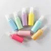 Bottiglie di profumo a bottiglia spray da 50 ml all'ingrosso Plastica facile da trasportare contenitori da imballaggio Colori matari colorati ZZ