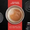 Tazza di lente per fotocamera da caffè tazza con coperchio thermos bottiglia d'acqua in acciaio inossidabile bicchiere bidone del bicchiere isolato a vuoto isolato 240418 240418