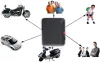 Alarme Jayzod x009 Mini Locator GSM avec un suivi vidéo de moniteur de caméra Tracker en temps réel Suivi en temps réel et écoute GPS Tracker WithSos Bouton noir