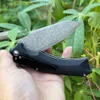 Large Damascus Steel Folding Knife High Hardness Sharp Portable Outdoor Survival Knife with G10 Handle