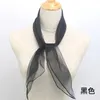 21 Colors 6060cm Sheer Transparenta Scarves For Girls Music Dance Scarf Candy Color Outdoor 240425