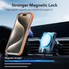 2024 magnetische Glitzer -Telefonhüllen für iPhone 15 11 12 13 14 Pro Max Plus -Unterstützung für Magsafe Wireless Lading Mobiltelefonabdeckung Schocksicheres klares TPU -Acryl