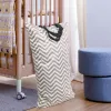 Sacs Mumsbest 40 * 70 cm grand sac de seau mouillé / sec pour lessive de couches en tissu avec deux sacs à couches étanches à fermeture éclair bébé pack