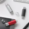 Drives 3 in1 OTG USB Flash Drive 10PCS USB2.0 & TypeC & Micro USB Pen Drive 32GB 64GB 128GB 256GB USB Memory Stick cle usb for gift