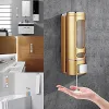 Set Lamgool Single/Doppio distributore di sapone a muro con doccia Dispositiva Sciametteria Dispenser Accessori da bagno Contenitore Liquid Soap Accessori per il bagno