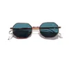Mesdames rétro Classic Small Polygon Sunglasses Rose Shades For Men Femmes Luxury Vintage Miroirs verts Rounds Sun Verres UV4001735851