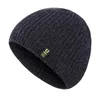 Beanie/Skull Caps Mens Winter Knit Hatts Soft Stretch Cuff Beanies Cap Comfort Warm Slouchy Beanie Hat Outdoor Riding SKILT CAP FÖR KVINNOR D240429