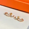 925 Sterling zilveren topkwaliteit dupe gloednieuwe aankomst diamanten sieraden hoepel oorbellen voor vrouwen