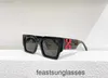 Sunglasses Oeri003 Star Off Sunglasses White Street Shoot Jump Di Mens and Womens Hip Hop Sunglasses Clbl