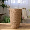 Planters Pots Nordic Grass Woven Flower Basket Decoration Multi functional Living Room Layout Modern Minimalist Rattan Pot Q240429