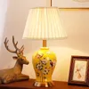 Tischlampen planisch zeitgenössische Keramik Lampe amerikanischer Stil Wohnzimmer Schlafzimmer Bettschreibtisch Licht El Engineering Dekorative