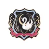 Japonais Retro College Style Personnalisé Rabbit Swan Brooch Pin Badge Cartoon Alloy Drop Oil Metal Brooch