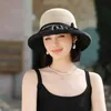 Wide Brim Hats Bucket Hats Spring and Autumn Hat Childrens Fashion Edition Fisherman Hat Summer Sun Hat J240429