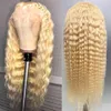 Blonde de qualité supérieure 613 GLUELLES DEEL DEPED GLUELS HD Wigvirgin Human Brésilien Wigshuman Hair Extensions Wig58302025214249