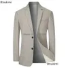 Suisse pour hommes Blazers 2024 Veste de costume pour hommes décontracté bus slim bazers hommes solid minimalistes