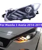 Reflektor samochodowy dla Mazda 3 Axela 2014-20 19 Upgrade Mustang Stylllight reflights Streamer Signal Signal Ksenon