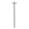 Set G1/2" 20/25/30/40cm Plated Stainless Steel Shower Arm Pipe Bathroom Ceiling Mounted Top Sprayer Shower Head Extension Rod