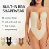 Shapers feminino afrulia invisível shapewear bodysuits de roupas íntimas sem costas DP Vil de deco