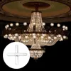 Plafondverlichting 4 pc's kruisverlichting accessoires armatuur smeedijzeren montage beugels