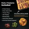 Denali 8-Layer Stainless Steel Food Dehydrator with 100 Recipes and Complete Instructions - Dry Fruits, Meats, Vegetables