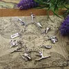 2pcslot Hobby Travel Sports Dance Ocupación Silver Charm Bracelet Cook Lover Horneing Enthusiast Colgante 240417