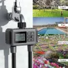 Ausrüstungen großer Bildschirmanzeige Bewässerung Controller Outdoor 2 Zone Programmierbares Gartenwassertimer Automatischer Bewässerungssystem Controller
