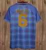 Skottland Retro Soccer Jerseys World Cup Blue Kits Classic Vintage Scotland Retro Football Shirt Topps Hendry Lambert Equipment Home 88 89 91 93 94 96 98 00 1978 1986 1988