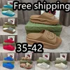 2024 Designer Sandaler Luxury Shoes New Style Slippers Slide Macaron tjock botten Non-Slip Soft Bottom Fashion House Slipper Women Wear Beach Flip-Flops Sale