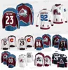 2023 REVER RETRO Avalanche Jersey Hockey Calum Ritchie Nathan Mackinnon Mikko Rantanen Keith Kinkaid Pavel Francouz Justus Annunen Samuel Girard Erik Johnson