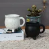 Set Creative Boiler tazza in porcellana Cauldone Ceramica Coffee Milk Water Muche