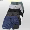 Short masculin Men Fitness Bodybuilding 2 en 1 Homme Summer Gym Workout Male Brepwant Dry Sportswear Jogger Beach Short Pantal