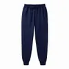 Men's Pants Fashion brand solid color sports pants mens simple fitness mens Trousers casual Harajuku mensL2403