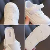 Tenis Sneakers Kids SpringAutumn Boys Girls Sports Shoes Casual Board Leather Soft Soled Children Small White 240426
