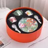 Designer Tableware Sets Tropical Rain Forest Series Bone China Bowls Spoons Cups Plates Ten-pieces Sets Household Using