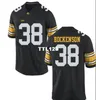 3740 Iowa Hawkeyes TJ Hockenson 38 Real Embroidery College Jersey Taille S4xl ou personnaliser tout nom ou numéro Jersey4845531