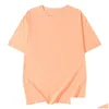 Swim Wear SSFJ RH-T009 180G Peso 100% Algodão de algodão curta Manga de camiseta e camisa de casal para mulheres Drop Drop Deliver