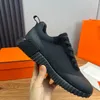 Mens parto per rimbalzare sneakers piattaforma per formatori uomini in pelle in pelle magnifica in maglia in maglietta scarpe casual sneaker sport scarpe da corsa a piedi eu35-45 con scatola